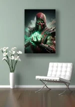 متال پوستر طرح بازی Mortal Kombat طرح ارمک کد L1164 - Image 2