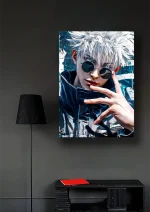 متال پوستر انیمه جوجوتسو کایسن طرح گوجو کد L1853 - Image 2