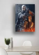 متال پوستر بازی ویچر طرح گرالت کد L1429 - Image 2