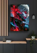 متال پوستر انیمه  Tokyo Ghoul طرح Ken Kaneki کد L1508 - Image 2