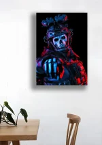 متال پوستر بازی Call Of Duty طرح گوست کد L1472 - Image 2