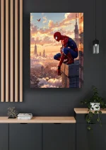 متال پوستر طرح اسپایدرمن کد L1509 - Image 2