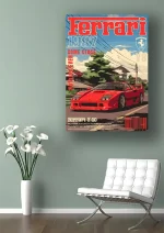 متال پوستر طرح ماشین فراری کد L1420 - Image 2