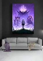 متال پوستر طرح انیمه Solo Leveling کد L1513 - Image 2