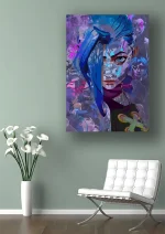 متال پوستر انیمه آرکین طرح جینکس کد L1418 - Image 2