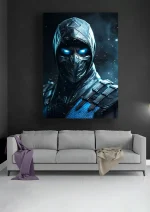 متال پوستر بازی Mortal Kombat طرح ساب زیرو کد L1517 - Image 2