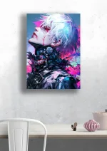 متال پوستر انیمه  Tokyo Ghoul طرح Ken Kaneki کد L1518 - Image 2
