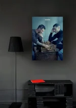 متال پوستر طرح رونالدو و مسی کد L1465 - Image 2