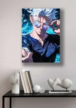 متال پوستر انیمه جوجوتسو کایسن طرح گوجو کد L1182 - Image 2