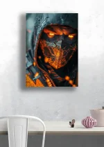 متال پوستر بازی Mortal Kombat طرح اسکورپیون کد L1521 - Image 2