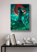 متال پوستر انیمه شیطان کش طرح Kimetsu no Yaiba کد L1184 - Image 2