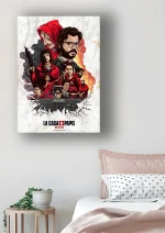 متال پوستر طرح سریال Money Heist کد L1415 - Image 2