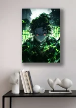 متال پوستر انیمه شیطان کش طرح تانجیرو کد L1186 - Image 2