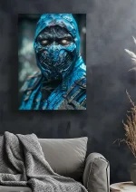 متال پوستر بازی Mortal Kombat طرح ساب زیرو کد L1525 - Image 2