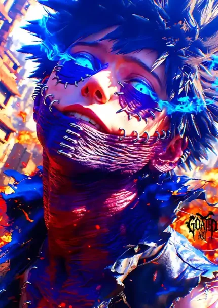 متال پوستر My Hero Academia طرح Dabi کد L1143