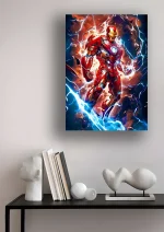 متال پوستر طرح Iron Man کد L1407 - Image 2