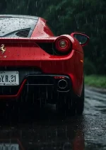 متال پوستر طرح ماشین فراری کد L1138