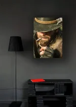 متال پوستر طرح بازی Red Dead Redemption کد L1458 - Image 2