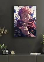 متال پوستر انیمه جوجوتسو کایسن طرح سوکونا کد L1190 - Image 2