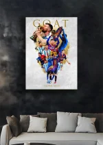 متال پوستر طرح مسی کد L1532 - Image 2