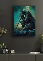 متال پوستر طرح بازی Dark Souls کد L1198 - Image 2