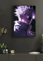 متال پوستر انیمه جوجوتسو کایسن طرح گوجو کد L1194 - Image 2