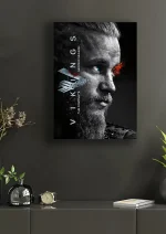 متال پوستر سریال وایکینگز طرح رگنار کد L1196 - Image 2