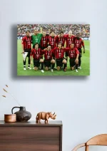 متال پوستر طرح تیم فوتبال AC Milan کد L1536 - Image 2
