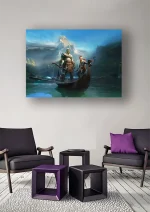 متال پوستر طرح بازی God Of War کد L1400 - Image 2