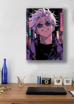 متال پوستر انیمه جوجوتسو کایسن طرح گوجو کد L1206 - Image 2