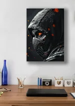 متال پوستر طرح بازی Mortal Kombat طرح اسکورپیون کد L1200 - Image 2