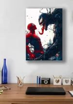متال پوستر طرح اسپایدرمن و ونوم کد L1204 - Image 2