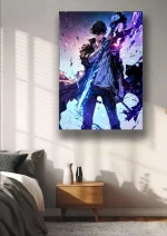 متال پوستر طرح انیمه Solo Leveling کد L1546 - Image 2