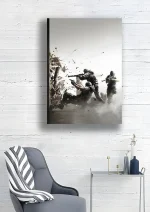 متال پوستر چند تکه طرح بازی Rainbow Six قسمت اول کد L1209 - Image 2