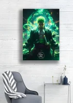 متال پوستر انیمه وان پیس طرح زورو کد L1213 - Image 2