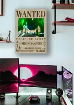 متال پوستر انیمه وان پیس طرح زورو کد L1380 - Image 2