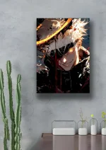 متال پوستر انیمه جوجوتسو کایسن طرح گوجو کد L1553 - Image 6