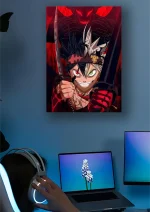 متال پوستر طرح انیمه Black Clover کد L1382 - Image 2