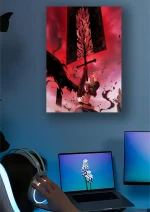 متال پوستر طرح انیمه Black Clover کد L1381 - Image 2