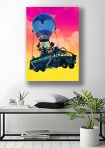 متال پوستر طرح بازی فورتنایت کد L1223 - Image 2