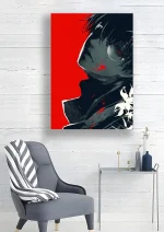 متال پوستر انیمه Tokyo Ghoul طرح Ken Kaneki کد L1378 - Image 2