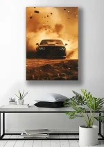 متال پوستر طرح ماشین دوج چلنجر کد L1226 - Image 2