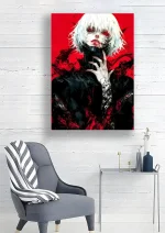 متال پوستر انیمه Tokyo Ghoul طرح Ken Kaneki کد L1377 - Image 2