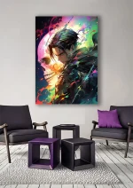 متال پوستر انیمه Attack on Titan طرح Levi کد L1044 - Image 2