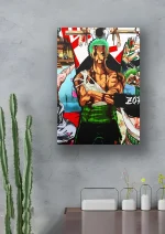 متال پوستر انیمه ناروتو طرح زورو کد L1097 - Image 2