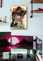 متال پوستر طرح بازی Ghost of Tsushima کد L1021 - Image 2