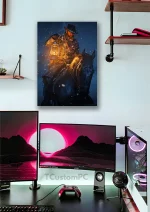 متال پوستر بازی Red Dead Redemption 2 طرح آرتور مورگان کد L1024 - Image 2