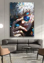 متال پوستر انیمه جوجوتسو کایسن طرح گوجو کد L1042 - Image 2