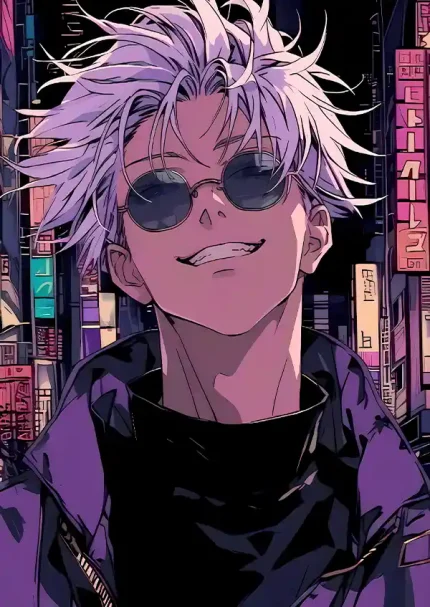 متال پوستر انیمه جوجوتسو کایسن طرح گوجو کد L1206