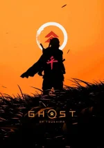 متال پوستر طرح بازی Ghost of Tsushima کد L1211